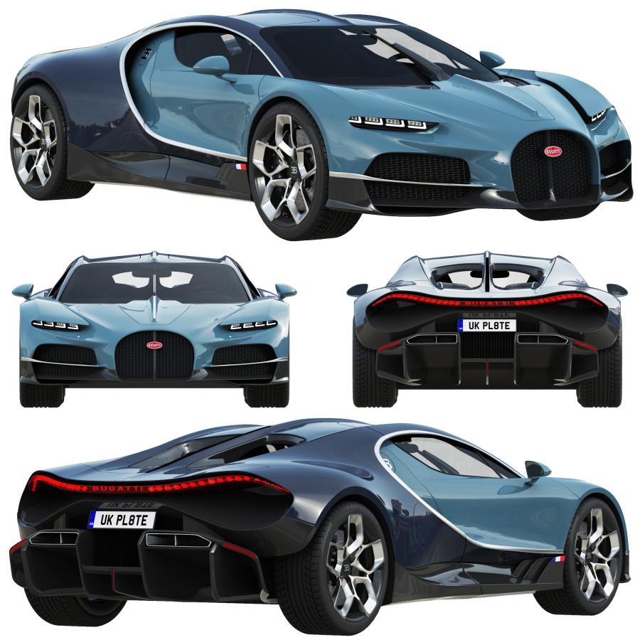 Bugatti Tourbillon 3D Model for VRay | CGMood