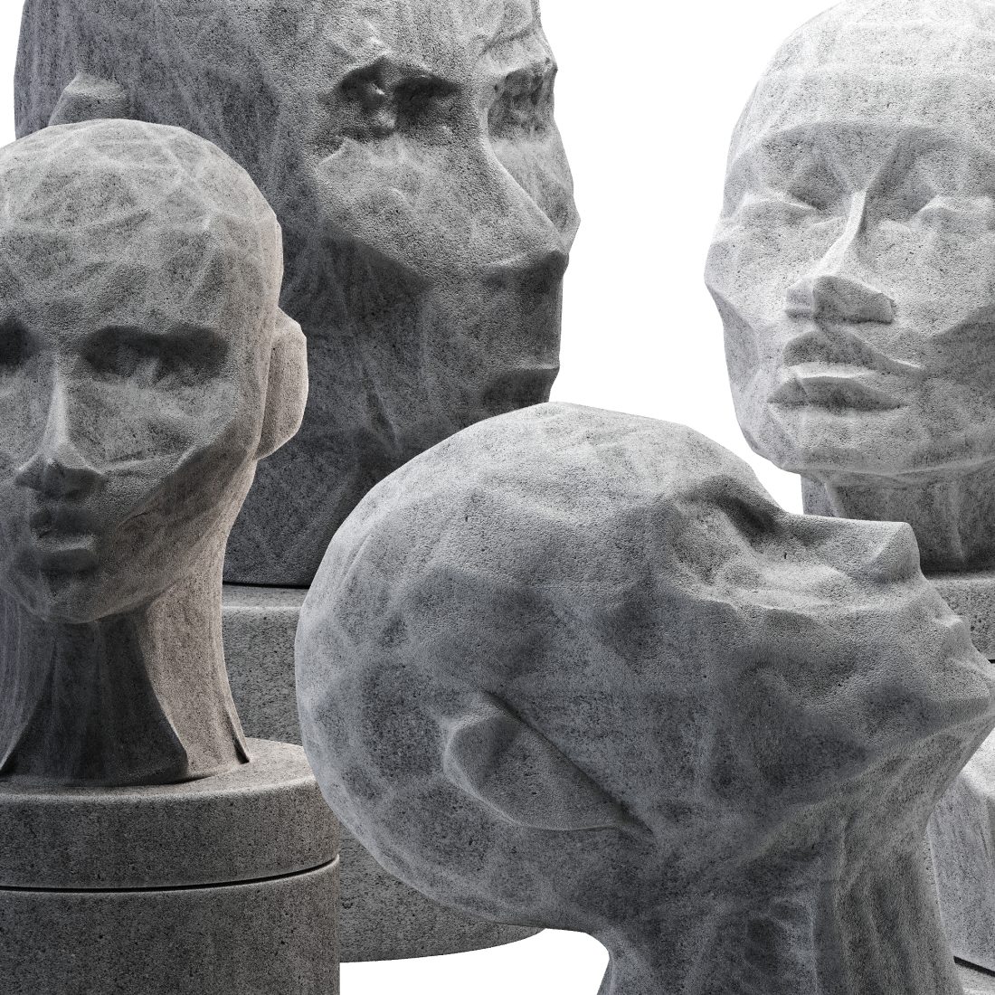 Bust Sculpture 3D Model for Corona | CGMood