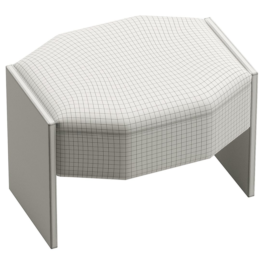French Art Deco Stool 3D Model for Corona | CGMood