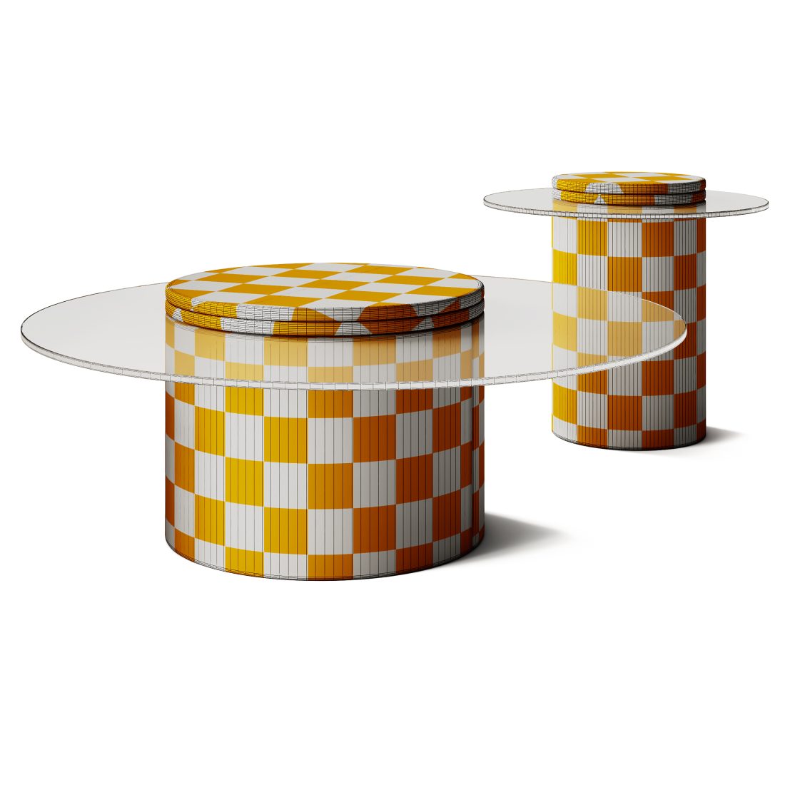 Turri Roma Glass Coffee Tables 3D Model for Corona | CGMood