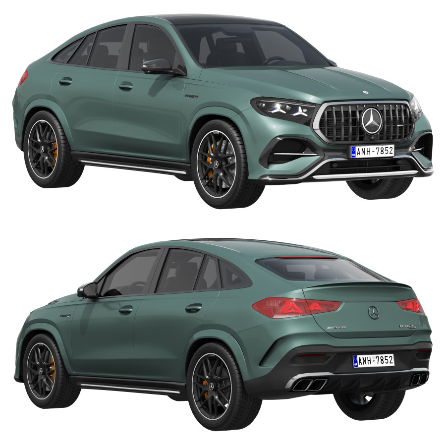 Mercedes-Benz GLE63 S AMG Coupe 2027 3D Model for Corona | CGMood