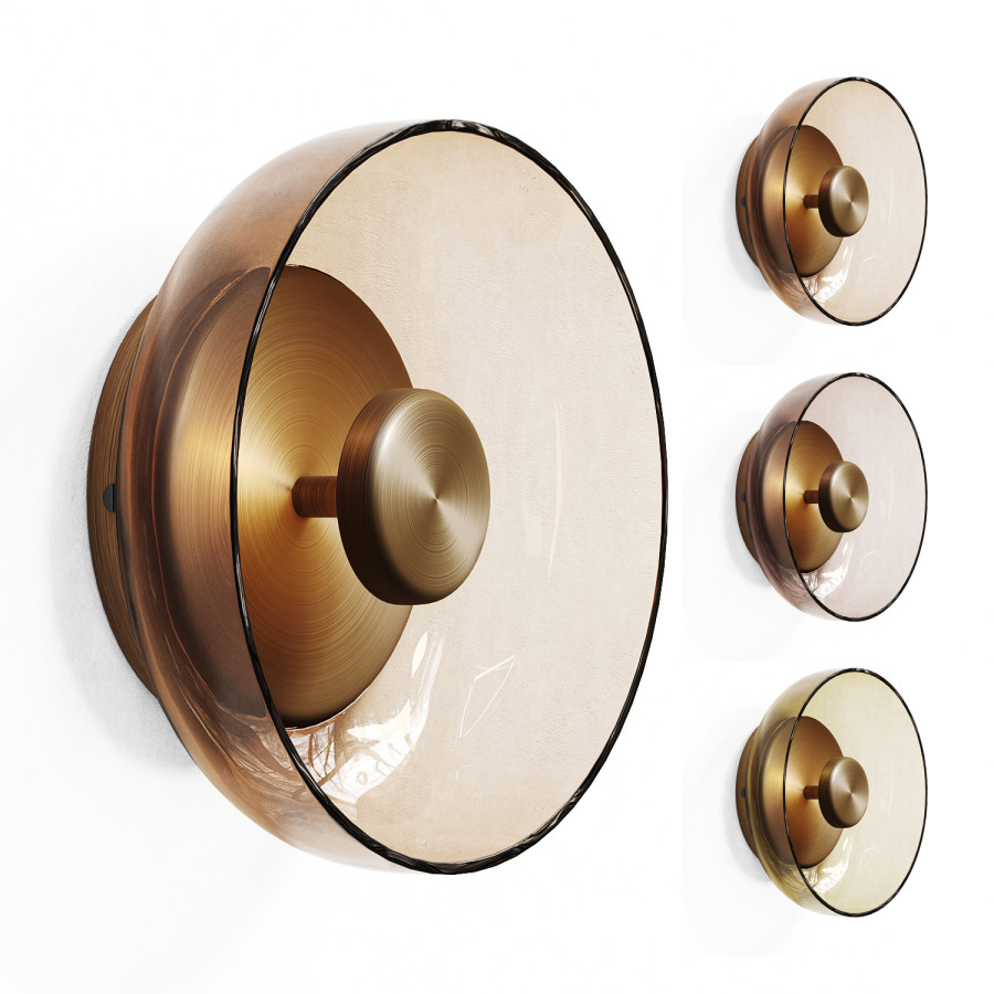 1537 Eclipse Halo Wall Lamp By Mooiehome by Oceanart