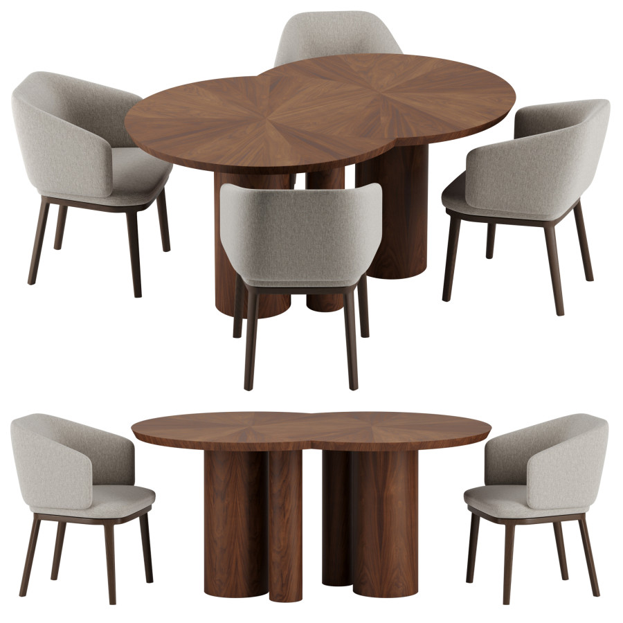 Bisou Dining Table And Icarus Chair by CGDuck