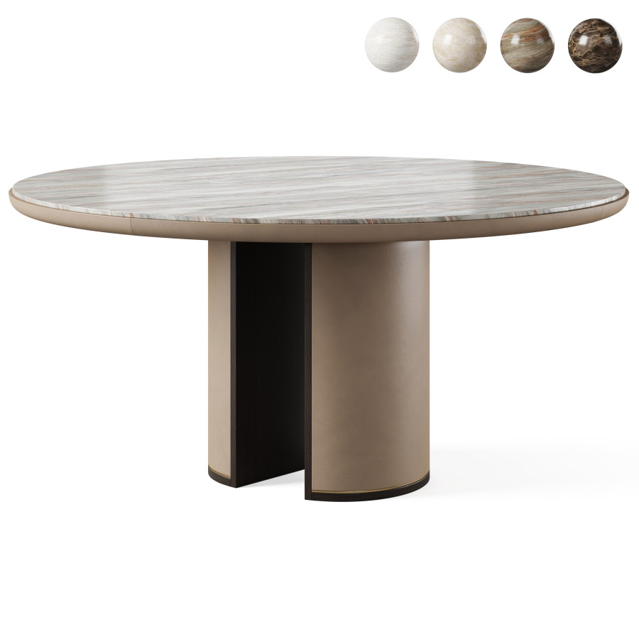 Amasya Dining Table Round By Frato by Yarmak Irina