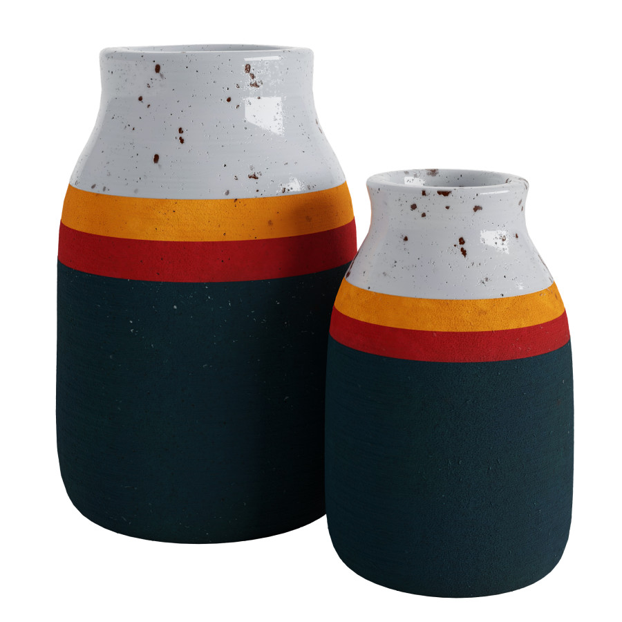 Underglaze Vases On Speckled by HoaiSon SP