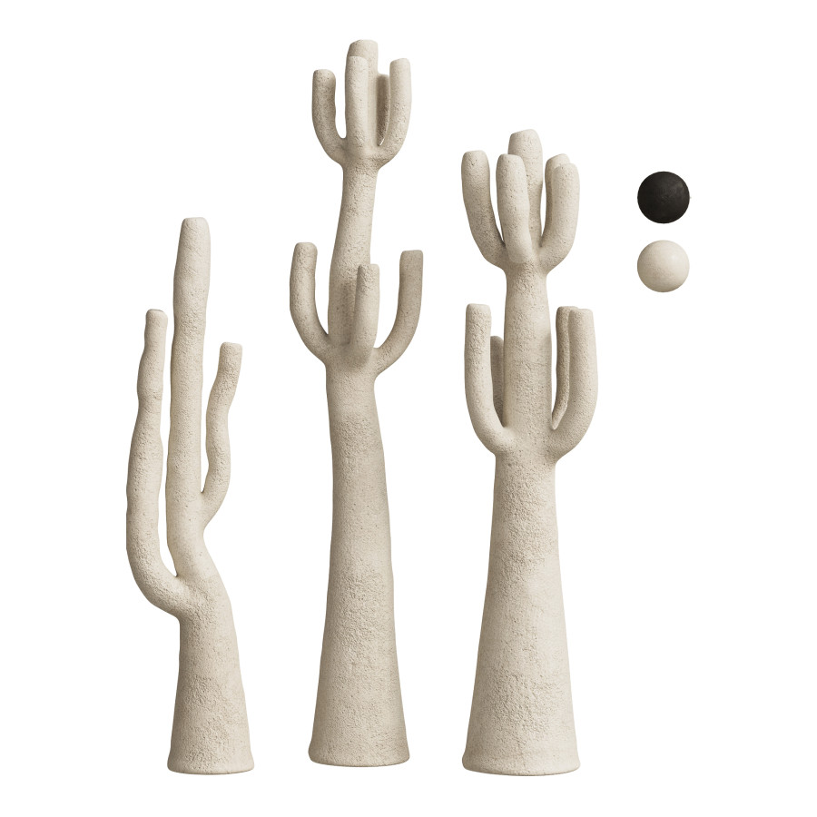 Minimalist Cactus Floor Sculptures Set by Serin Pro