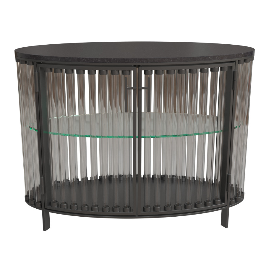 Christophe Come Oval Cabinet by Timur Kozodaiev