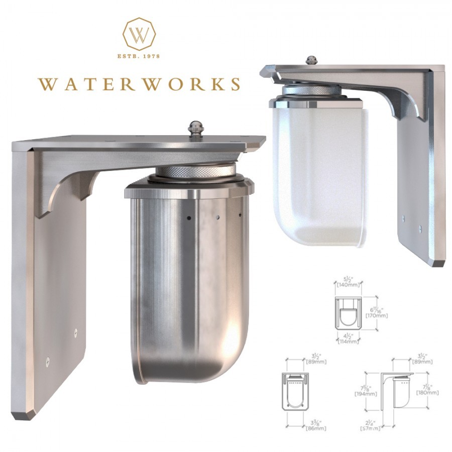Waterworks R.W. Atlas Two Hole Bridge High Profile Kitchen Faucet | est Waterworks R.W. Atlas Two Hole Bridge High Profile Kitchen Faucet | est
