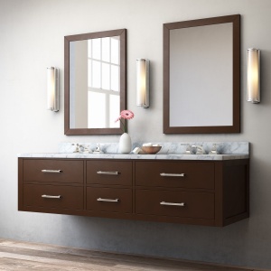 HUTTON DOUBLE FLOATING VANITY