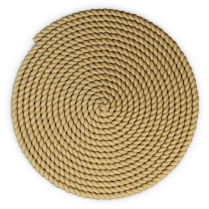 A Thick Mat Of Jute Rope