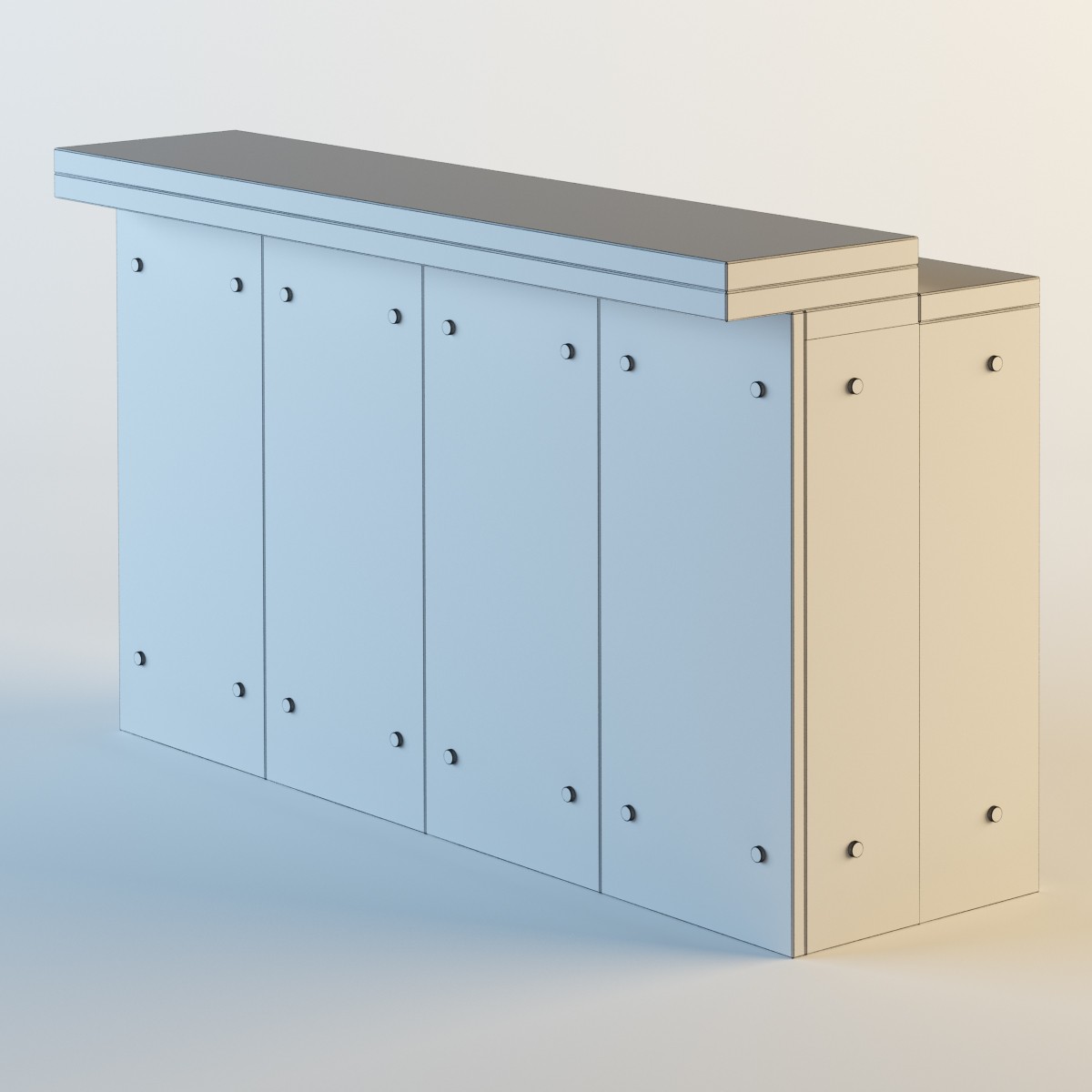 Bar Counter 3D Model for VRay | CGMood