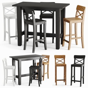 Bar Table And Chair Stornas Ingolf