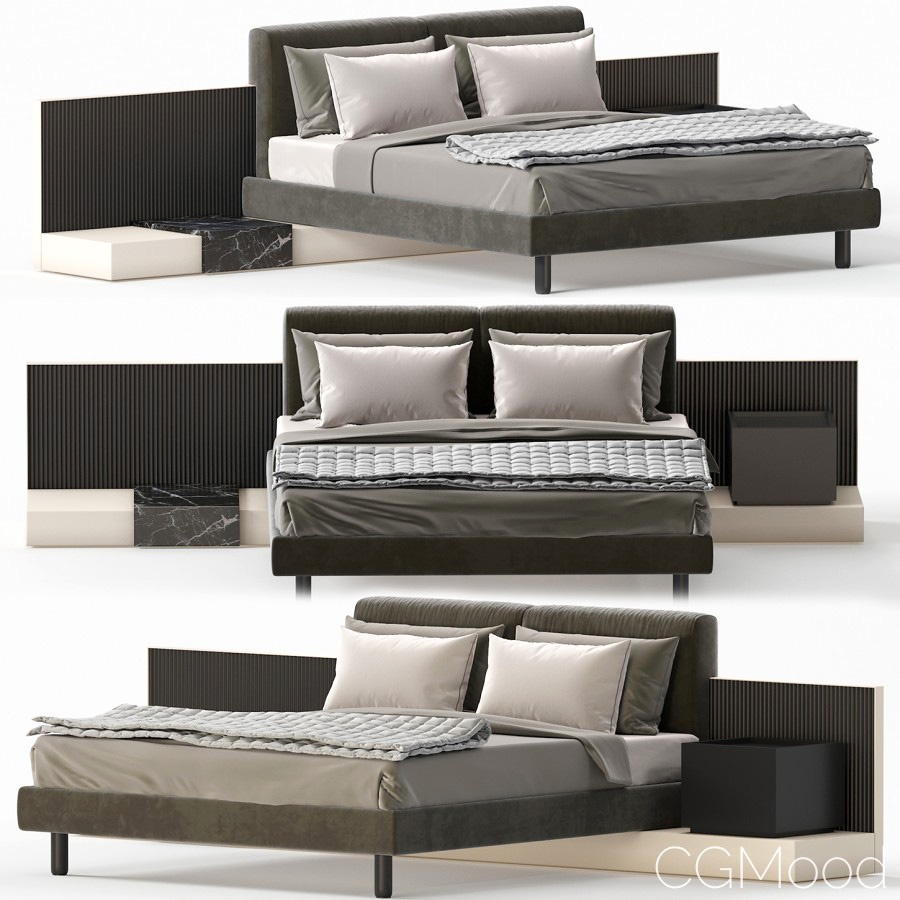 Bed Meridiani Cliff by xach navasard