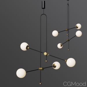 Xyz Chandelier Unique Minimalist Pendant Lamp