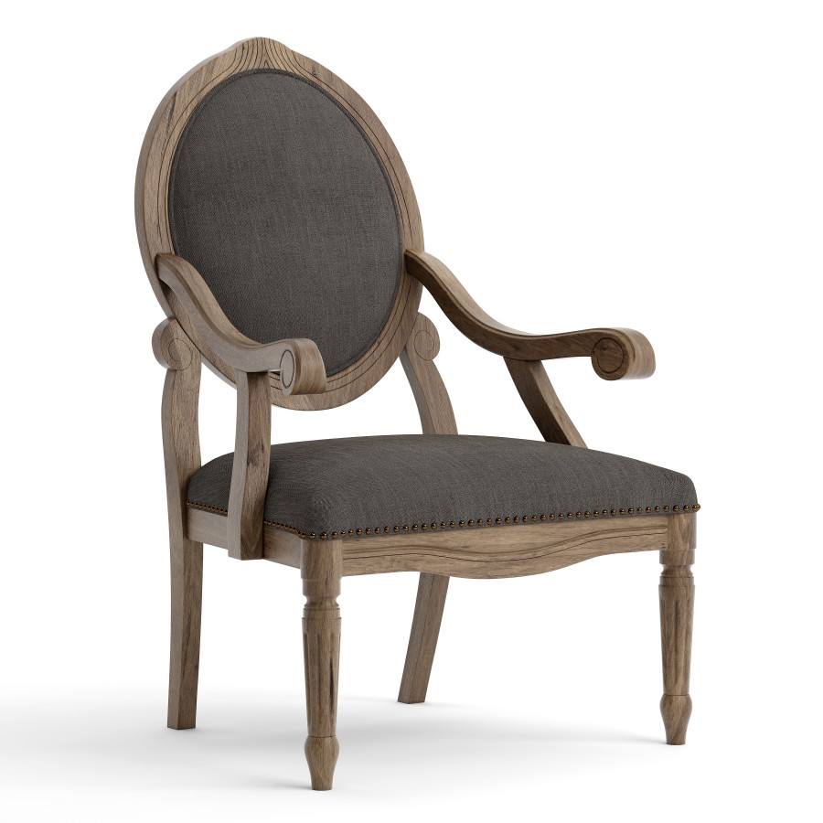 Madison Park Wood Armchair 3D Model For FStorm VRay