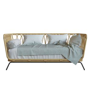 Rattan Twin Daybed