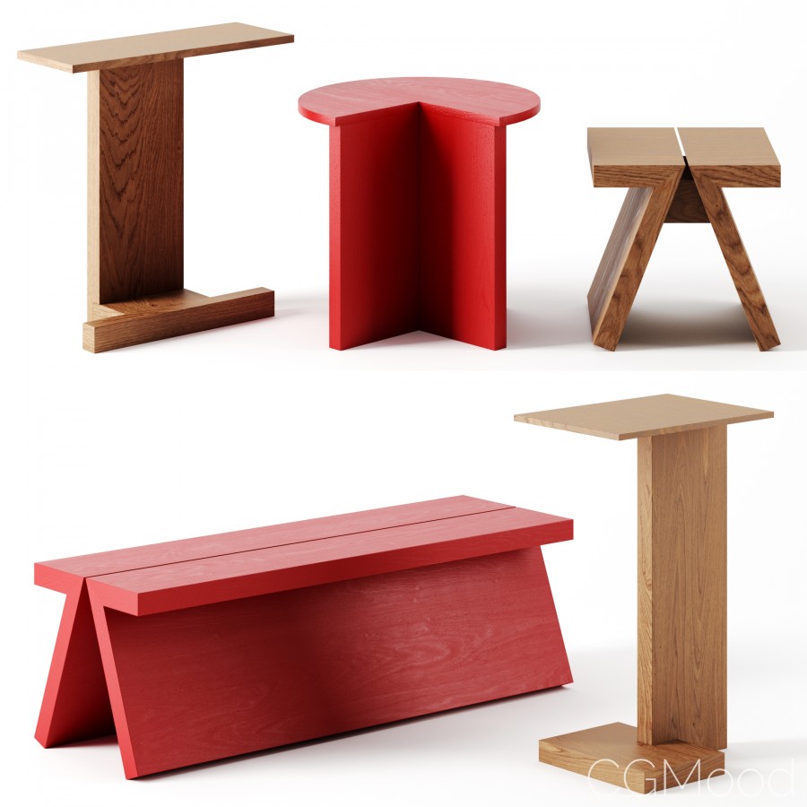 Supersolid Tables By Fogia - 3D Model for Corona