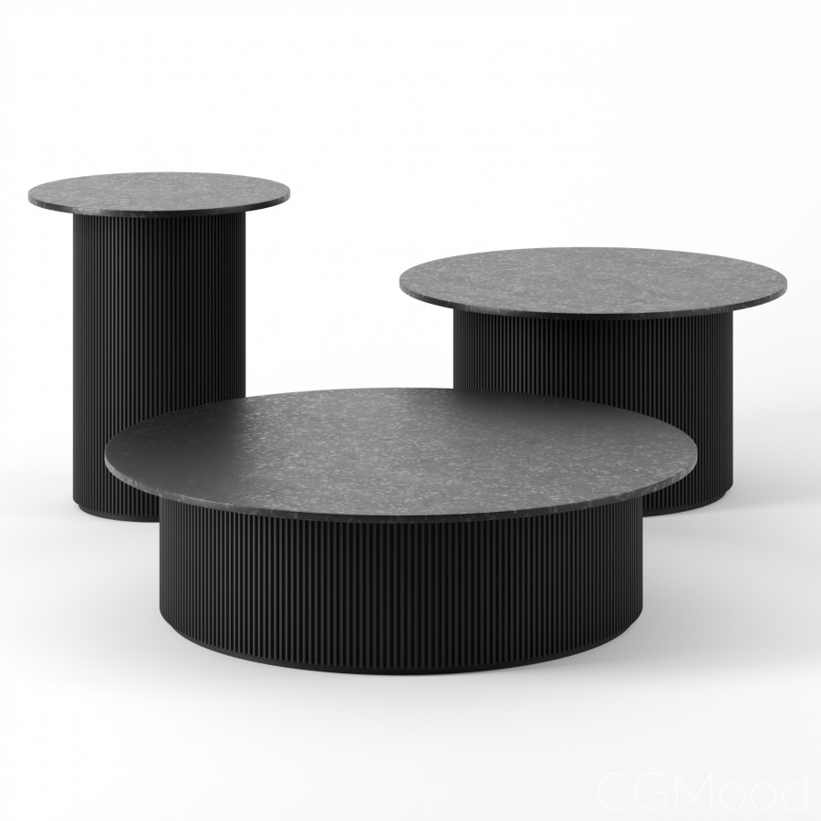 Coffee Tables Set 3D Model for Corona | CGMood