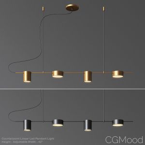 Counterpoint Linear Led Pendant Light