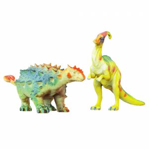 Two Toys Dinosaurs Parasaurolophus - Euplocephalus