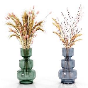 Set Vases-no4- By Enea Glass Vase