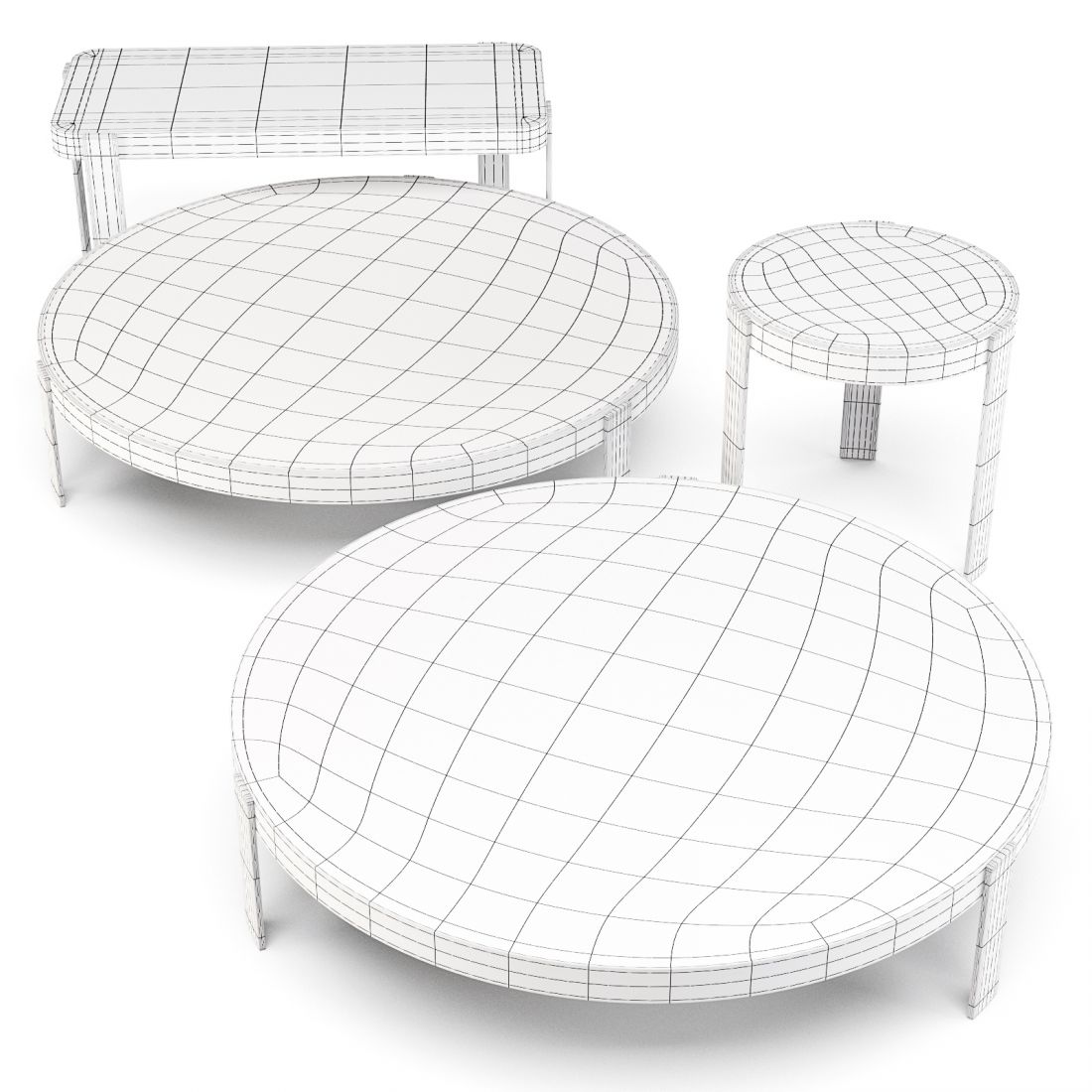 Mattia - Coffee Tables Set 03 3D Model for Corona | CGMood