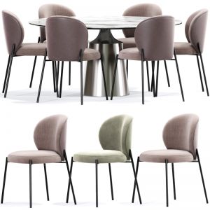 Cult Elisa Wingback Dining Chair Table