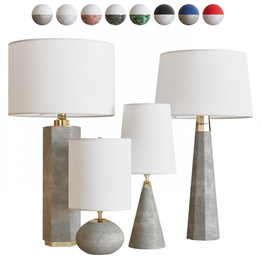 Table Lamp 3D Model for VRay, Corona | CGMood