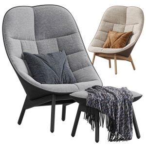 Hay Uchiwa Lounge Quilted Armchair