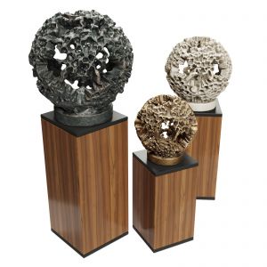 Coral Sphere Figures