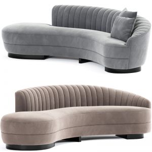 Large Strip Curved Sofa Ecofirstart