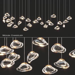 Medusa Bloom Wave Chandelier By Orche