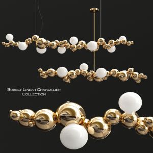 Bubbly Linear Chandelier Collection