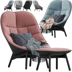 Hay Uchiwa Lounge Quilted Armchair