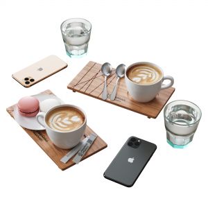 Decorative Set For A Cafe Table Kit1