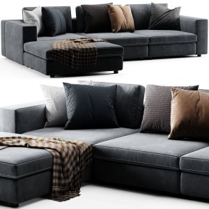 Blanche Soho Sectional With Ottoman sofa