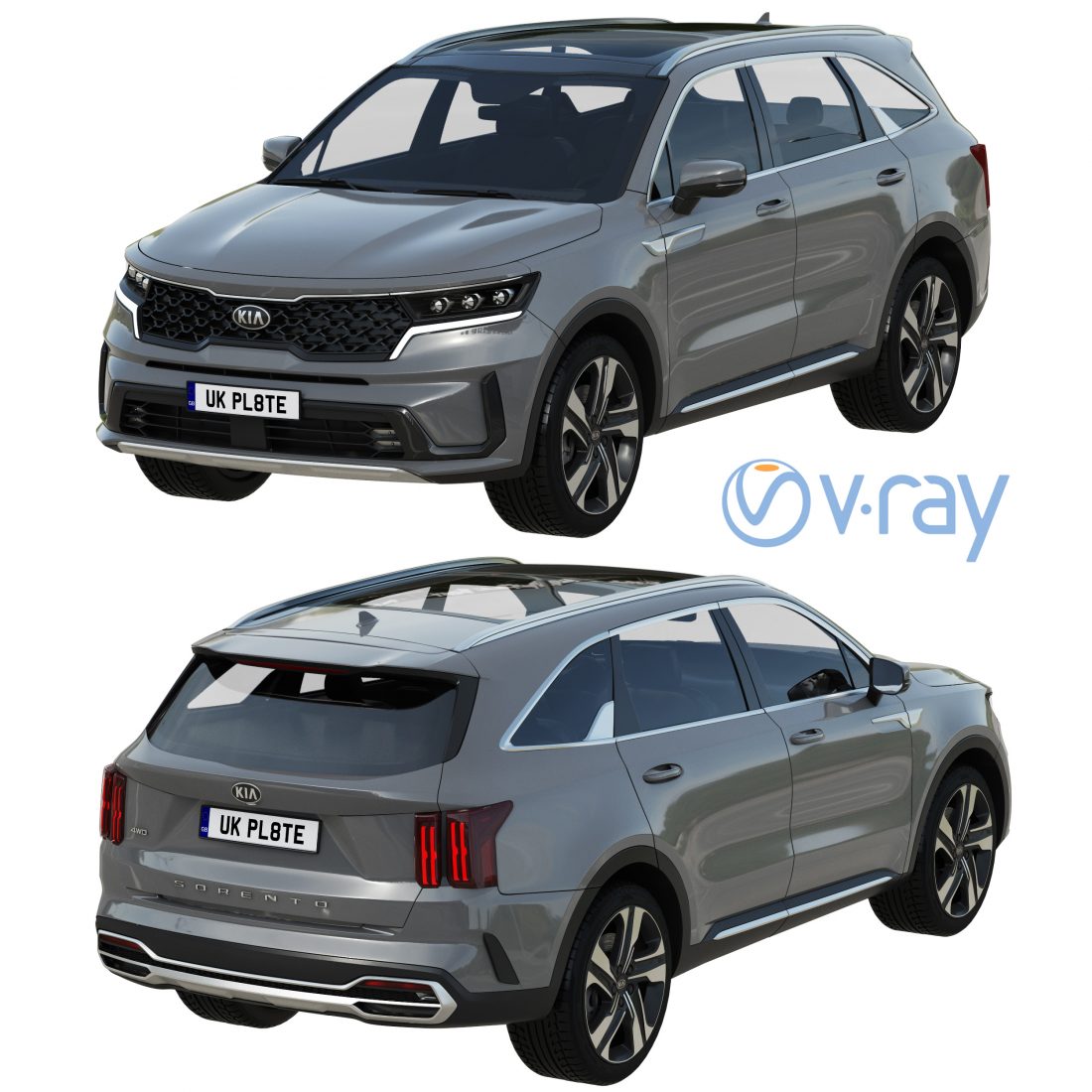 Kia sorento 3d model