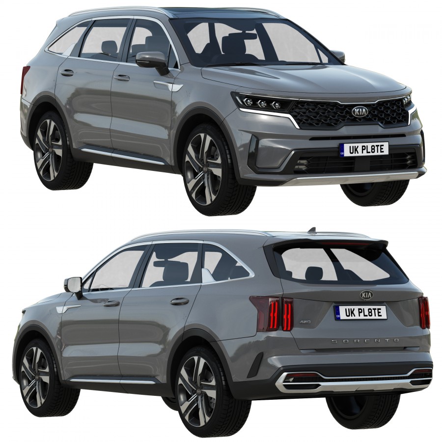 Kia sorento 3d model