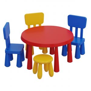 Ikea Mammut Stool Chair Table