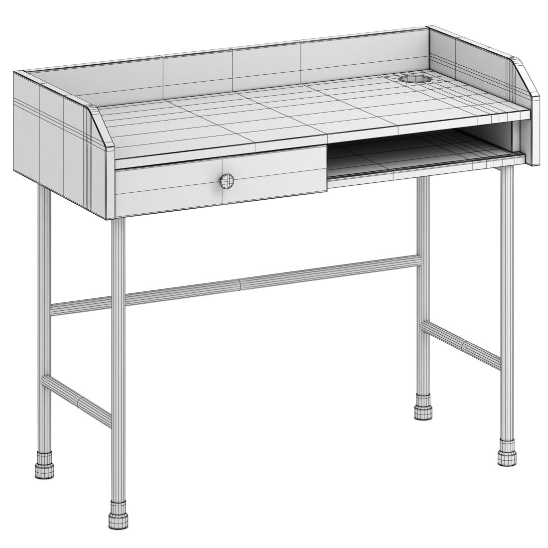 Ikea HAUGA Desk - 3D Model for VRay