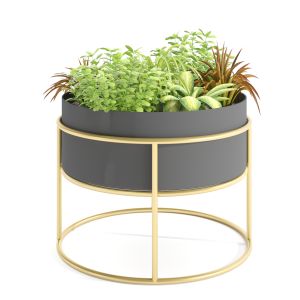 Low Round Plant Stand