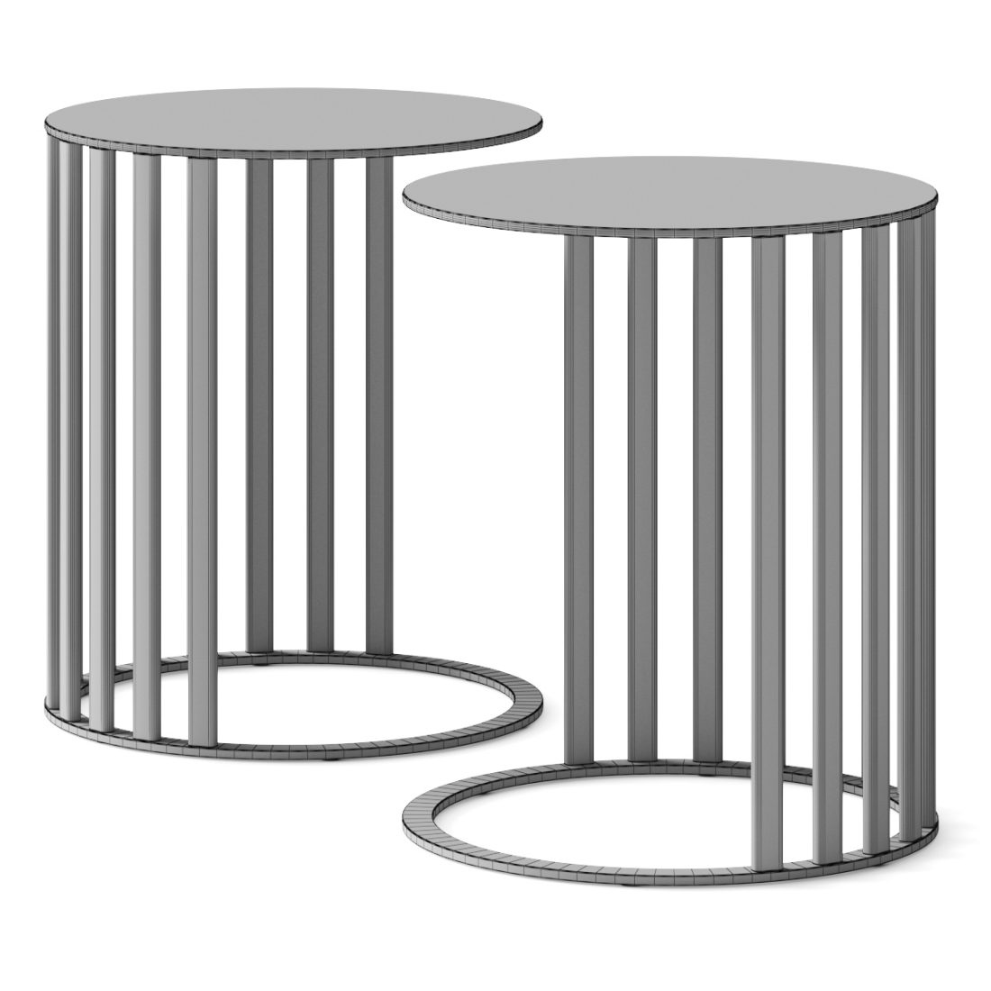 Turri Roma Side Table - 3D Model for VRay, Corona