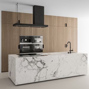 Kitchen Modern -wood And Marble 64