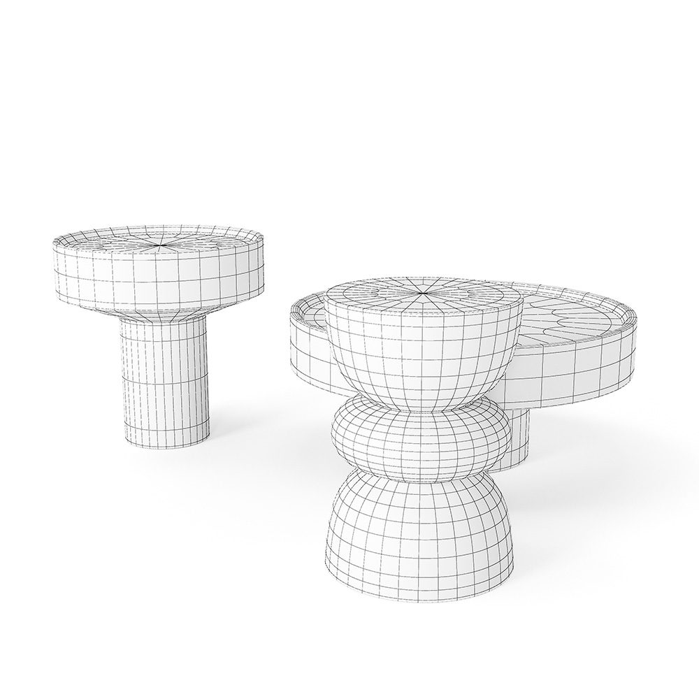 Benno Side Tables 3D Model for VRay, Corona | CGMood