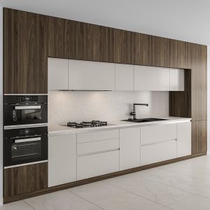 Kitchen Modern -wood And White 66