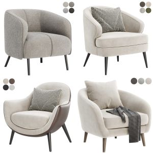4 fabric / leather armchair vol 7.0