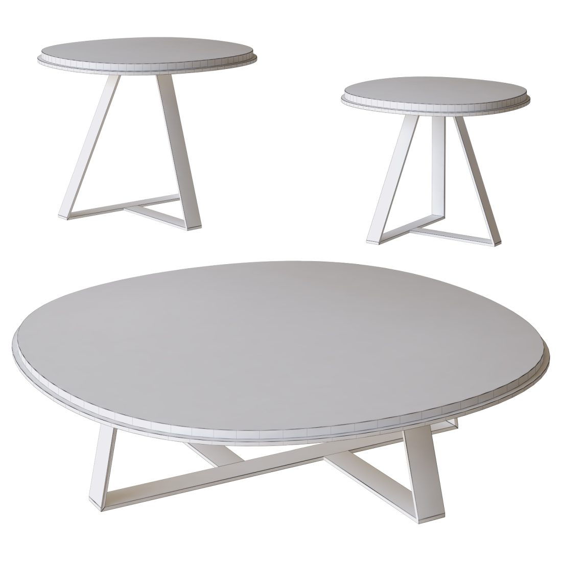 Judd Table By Meridiani 3D Model for VRay, Corona | CGMood