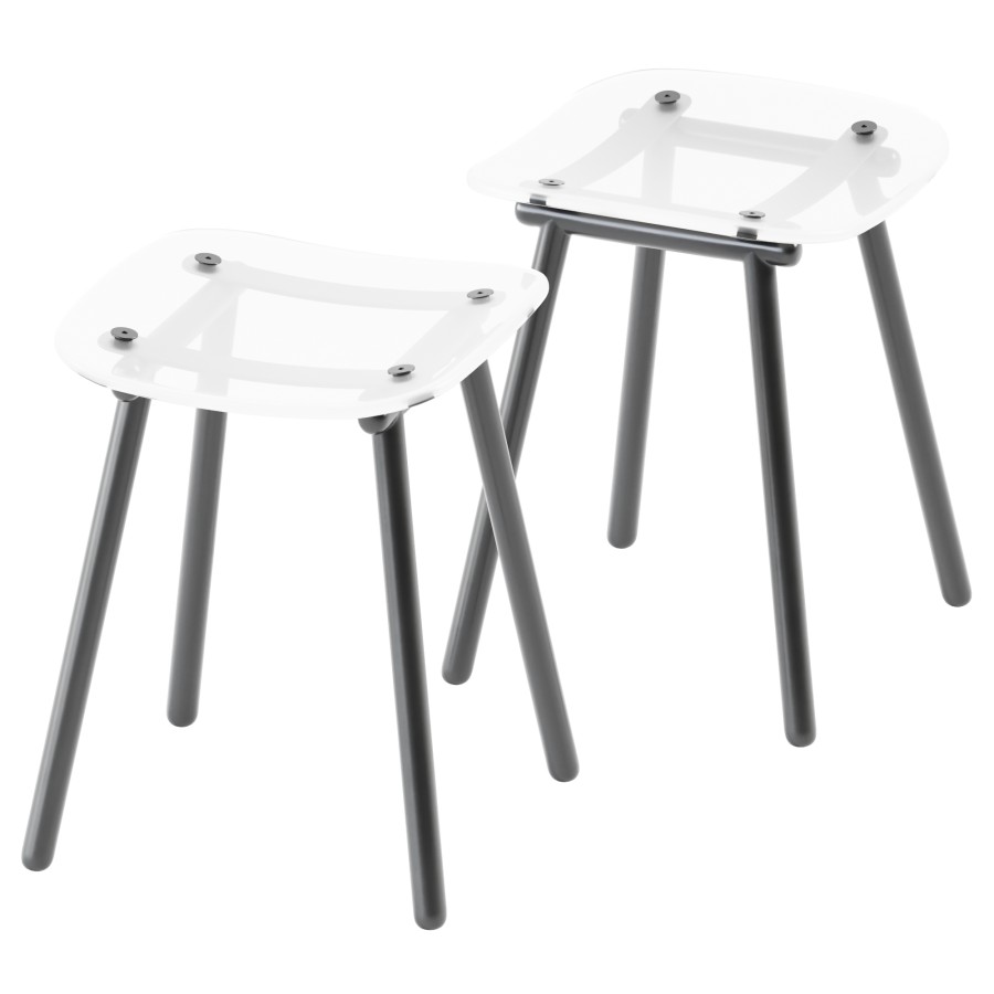 Fenster Low Stool By Designbythem - 3D Model for Corona