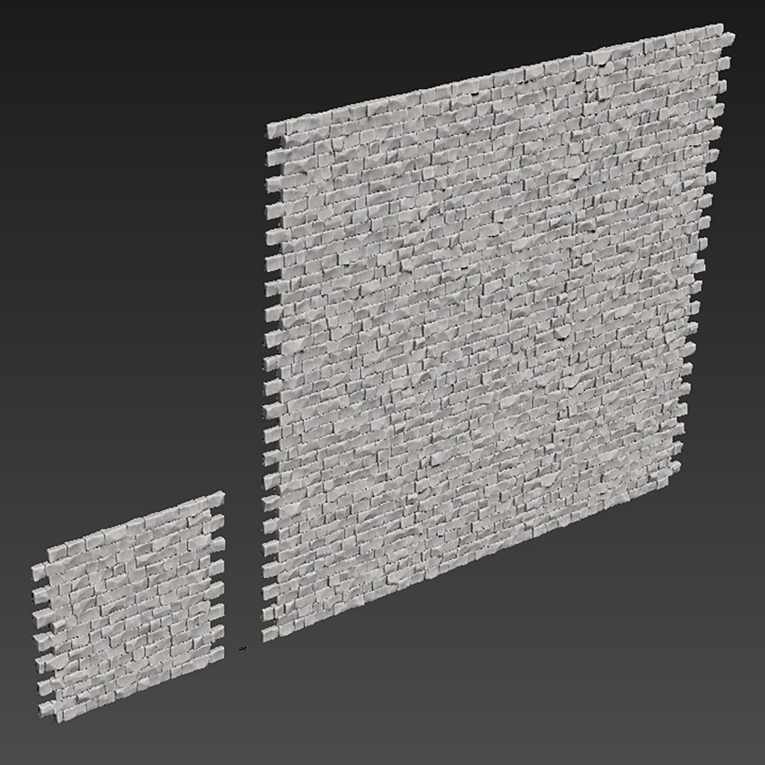 Stone Wall Rock Brick N2 - 3D Model for VRay, Corona