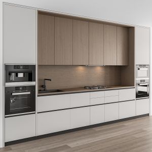 Kitchen Modern - White And Wood Cabinets 75